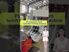 Machine de fabrication de boîtes à repas jetables en mousse PS entièrement automatique