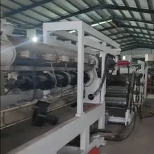 33 1 Extrudeuse à vis de tôle en plastique avec système de contrôle PLC et matrice d'extrusion personnalisée