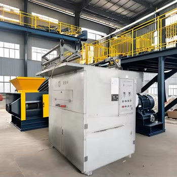 Système de commande de bouton Machine de concassage de plastique en acier inoxydable pour le déchiquetage et le recyclage