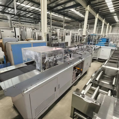 Machine d'emballage de tasses en plastique entièrement automatique à haute puissance et à haute efficacité