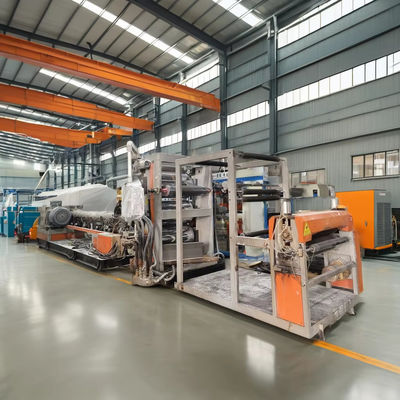 Utilisé Haute efficacité de production et service après-vente à vie pp extrudeuse de tôles en plastique extrudeuses en plastique
