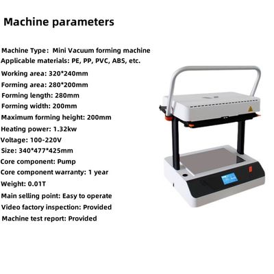 Machines automatiques de formage sous vide dentaire