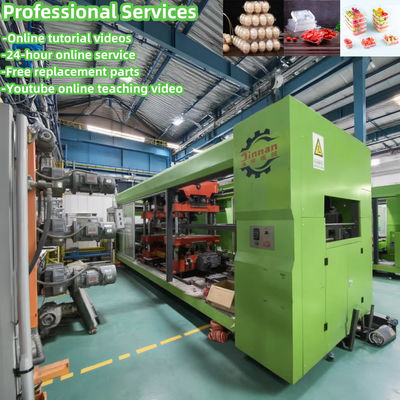 Machine à faire des plateaux en plastique pour œufs entièrement automatique Boîtes à fruits en plastique Machine de thermoformage en plastique
