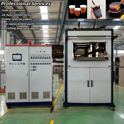 Machine de fabrication de verre en plastique entièrement automatique