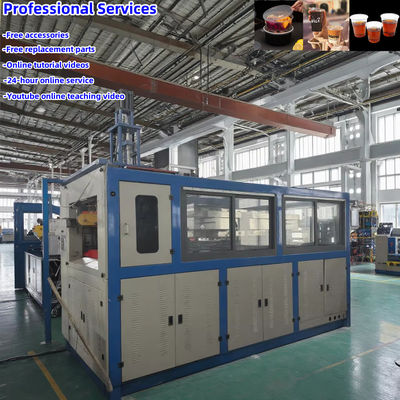 Système de contrôle PLC Machine de fabrication de tasses en plastique utilisée pour une haute efficacité de production et une automatisation