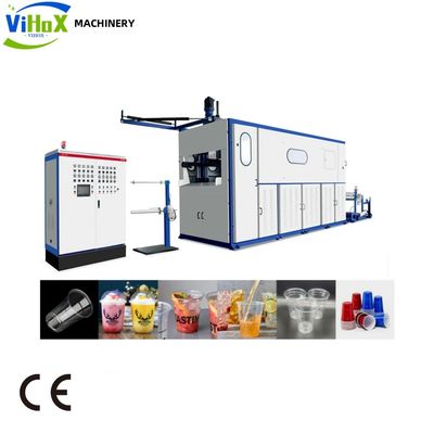 11 kW de puissance de chauffage Machine de fabrication de tasses en plastique jetable entièrement automatique avec service après-vente gratuit à vie