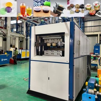 Utilisée machine automatique de fabrication de tasses en plastique à grande vitesse Consommation de gaz 4200-5000L/min Service après-vente gratuit à vie