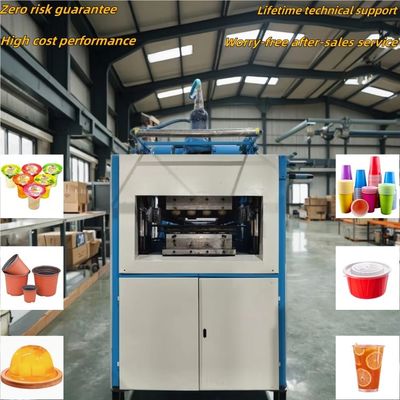 Machine de thermoformage de tasses en plastique entièrement automatique jetable