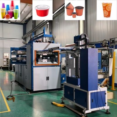 Machine de fabrication de petites tasses en plastique à grande vitesse