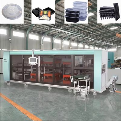 Machine de thermoformage de barquettes alimentaires en plastique entièrement automatique
