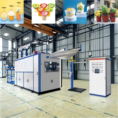 Machine à fabriquer des gobelets en plastique usagés entièrement automatique, à faible coût