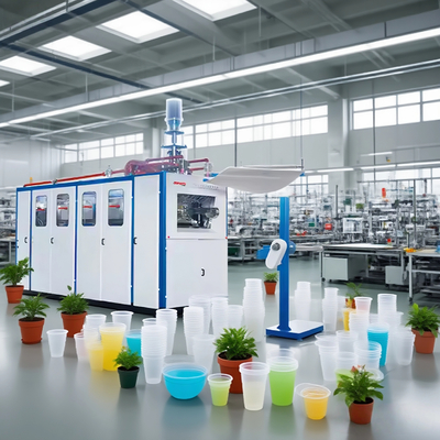 Machine de thermoformage plastique PLC pour boîtes à lunch et bols