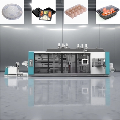 Machine de thermoformage entièrement automatisée en plastique pour conteneurs alimentaires